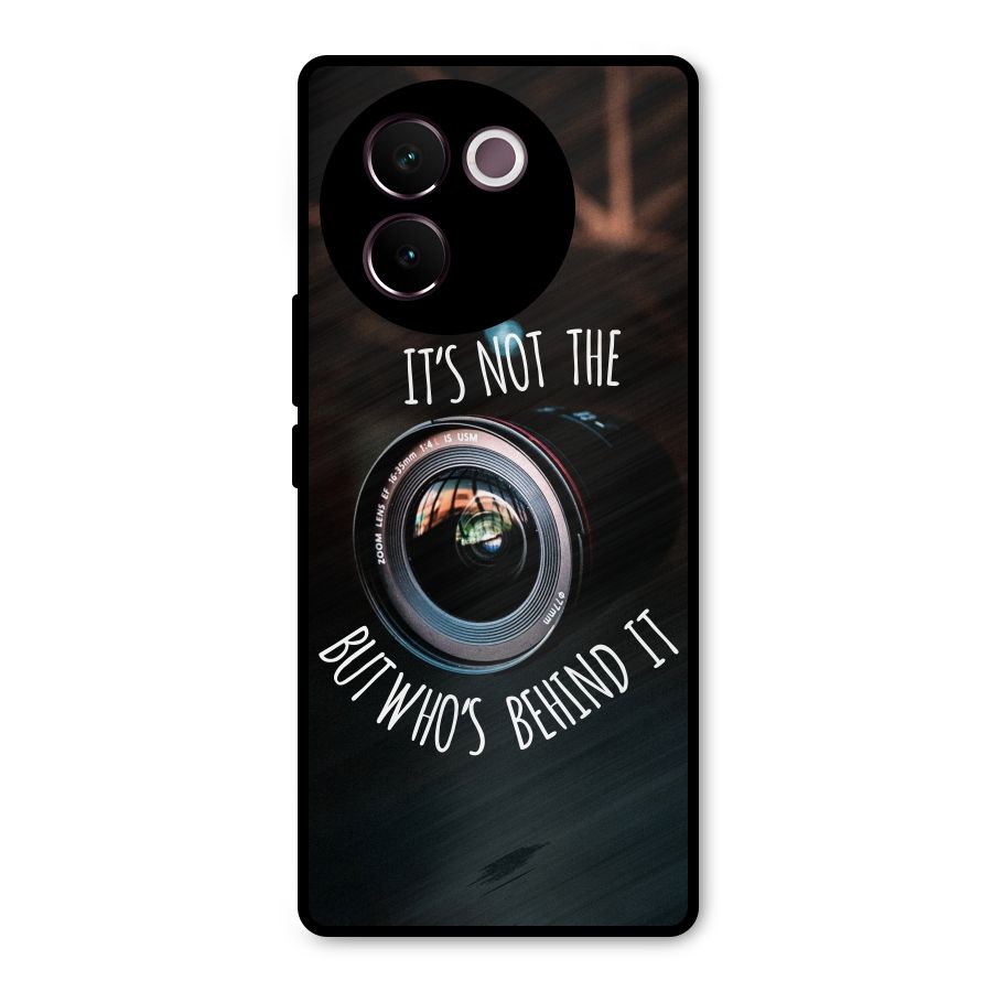 Camera Quote Metal Back Case for Vivo V30e