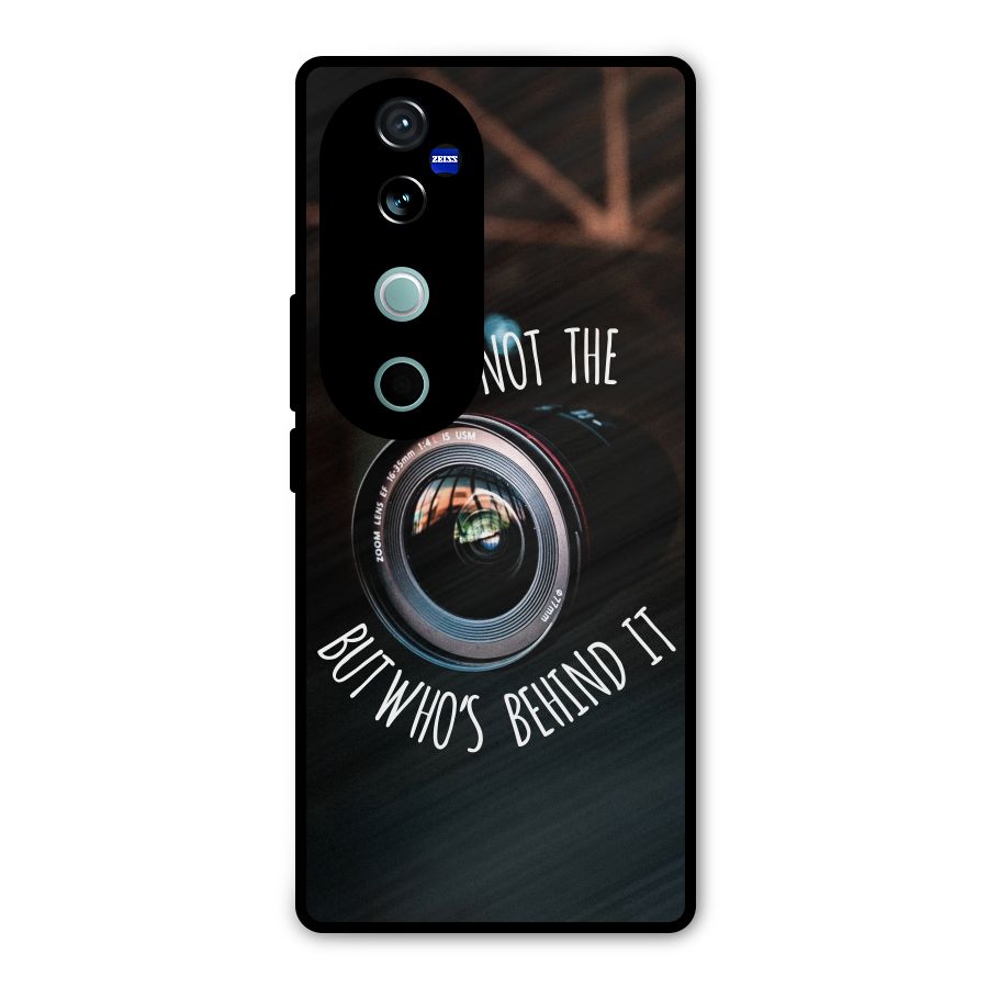 Camera Quote Metal Back Case for Vivo V40