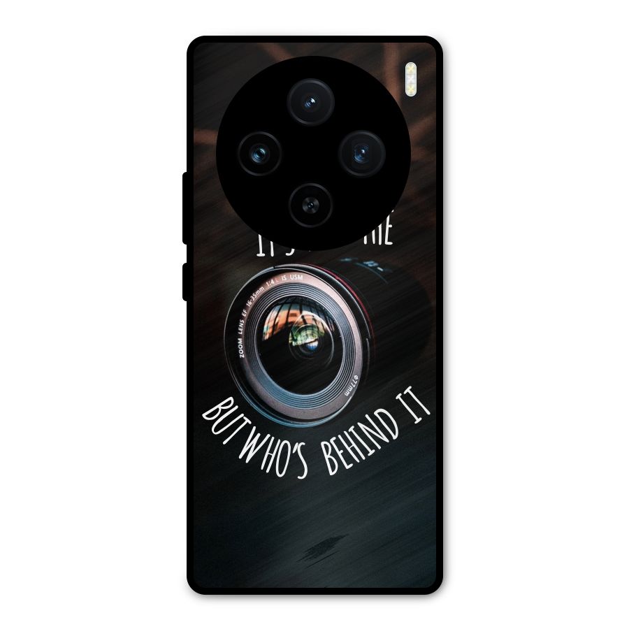 Camera Quote Metal Back Case for Vivo X100