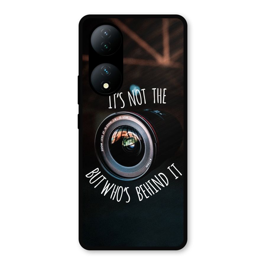 Camera Quote Metal Back Case for Vivo Y100a