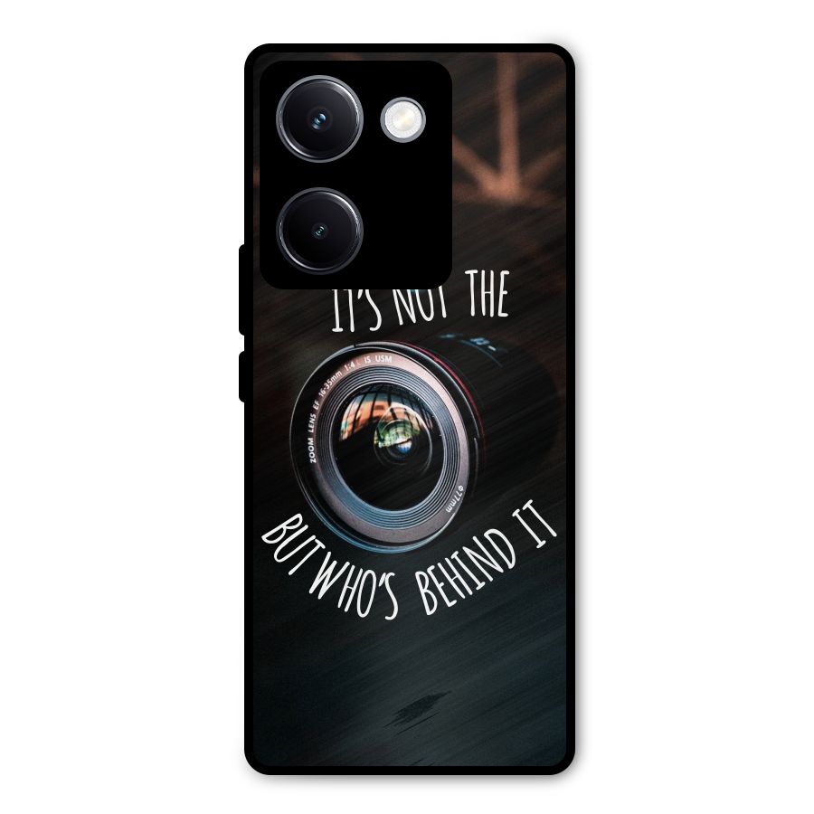 Camera Quote Metal Back Case for Vivo Y300 Plus