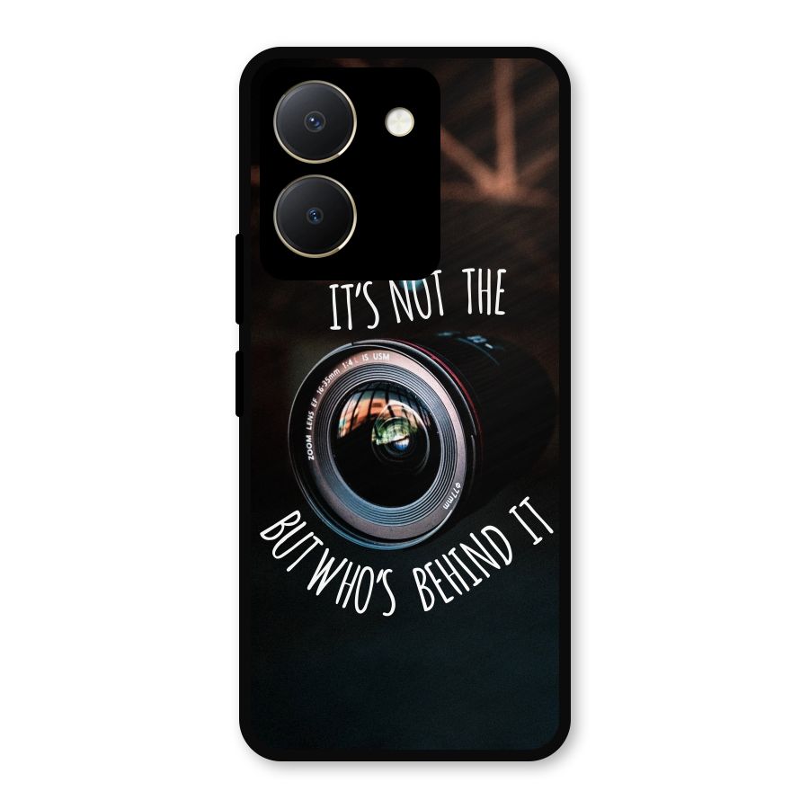 Camera Quote Metal Back Case for Vivo Y36