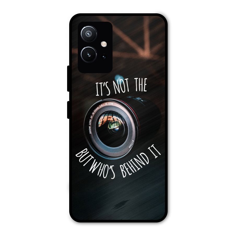 Camera Quote Metal Back Case for Vivo Y75 5G
