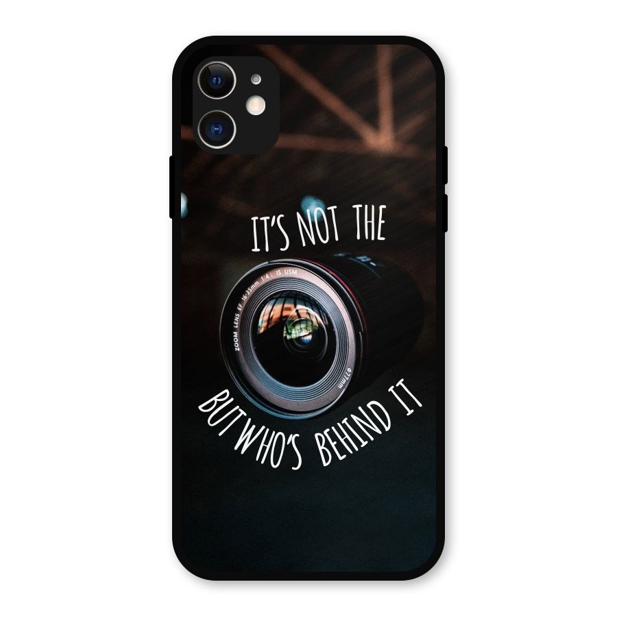 Camera Quote Metal Back Case for iPhone 11