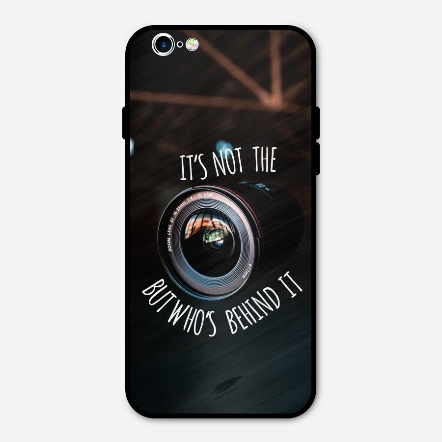 Camera Quote Metal Back Case for iPhone 6 6s