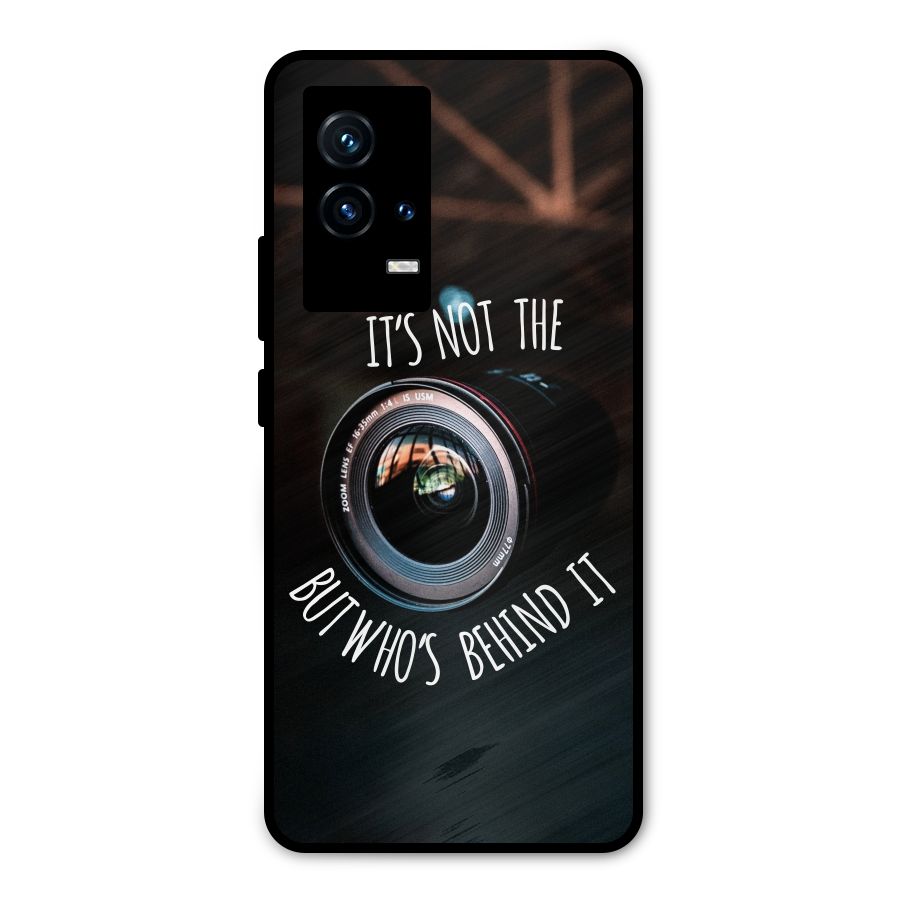 Camera Quote Metal Back Case for iQOO 9 5G
