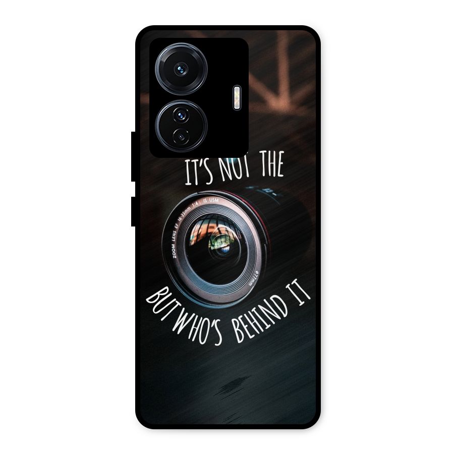 Camera Quote Metal Back Case for iQOO Z6
