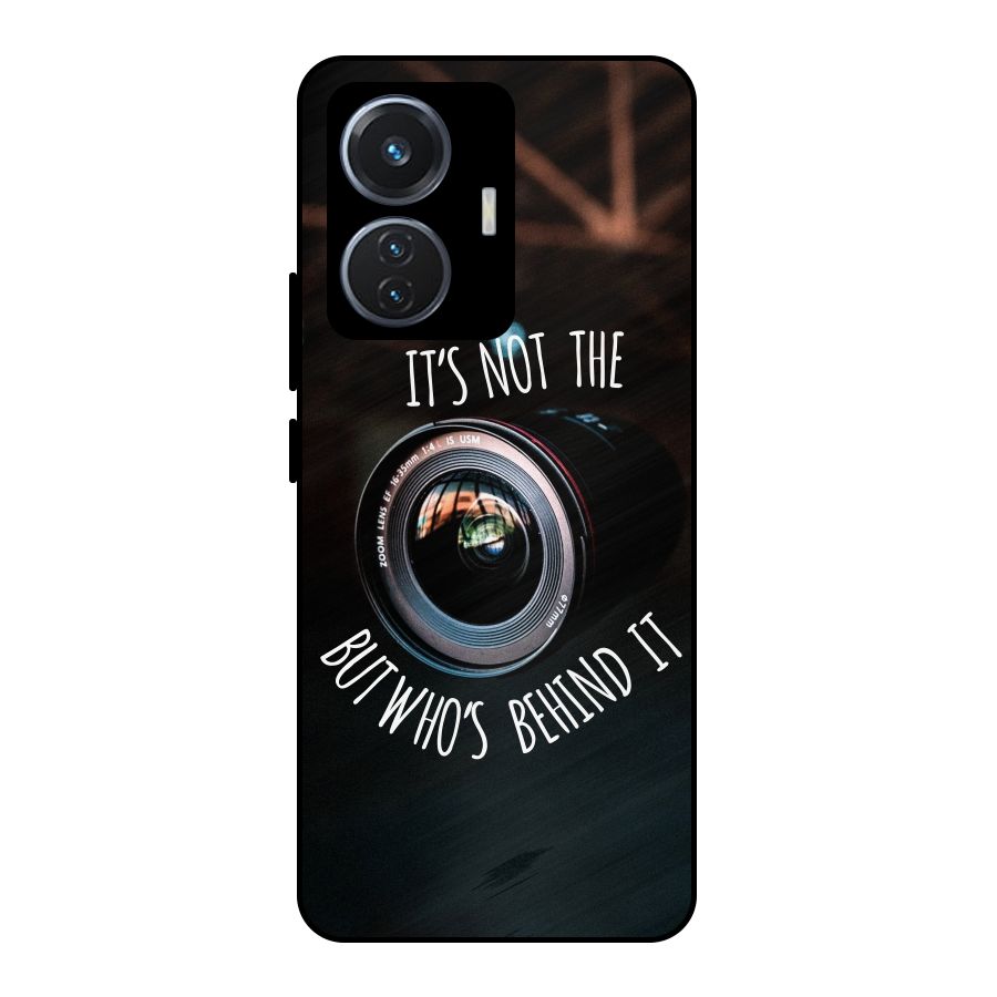 Camera Quote Metal Back Case for iQOO Z6 44W