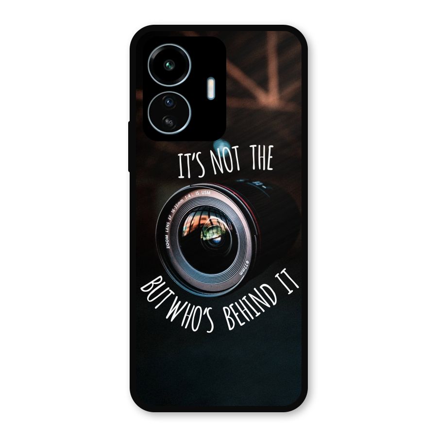 Camera Quote Metal Back Case for vivo iQOO Z6 Lite 5G