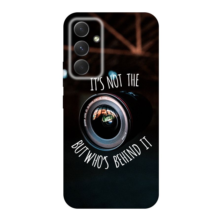 Camera Quote Original Polycarbonate Back Case for Galaxy A54
