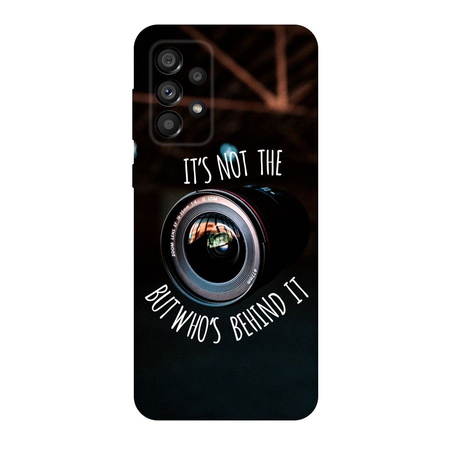 Camera Quote Original Polycarbonate Back Case for Galaxy A73 5G