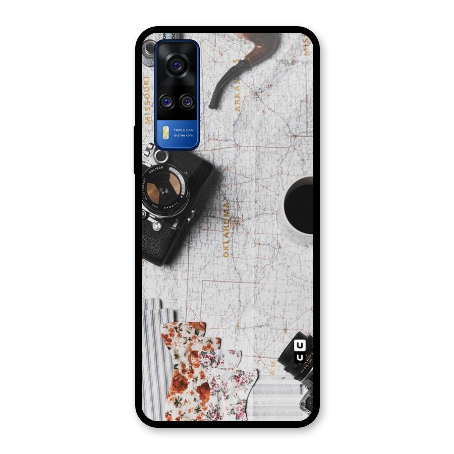Camera Smoky Pipe Glass Back Case for Vivo Y31