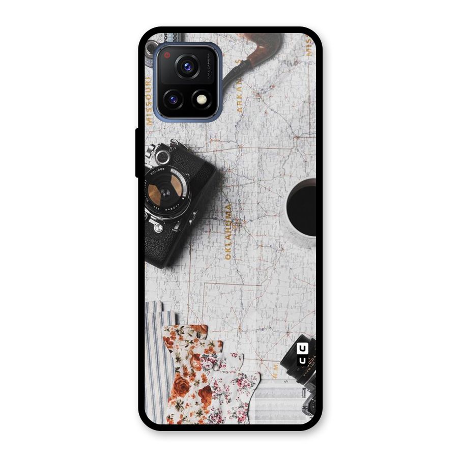 Camera Smoky Pipe Glass Back Case for Vivo Y72 5G