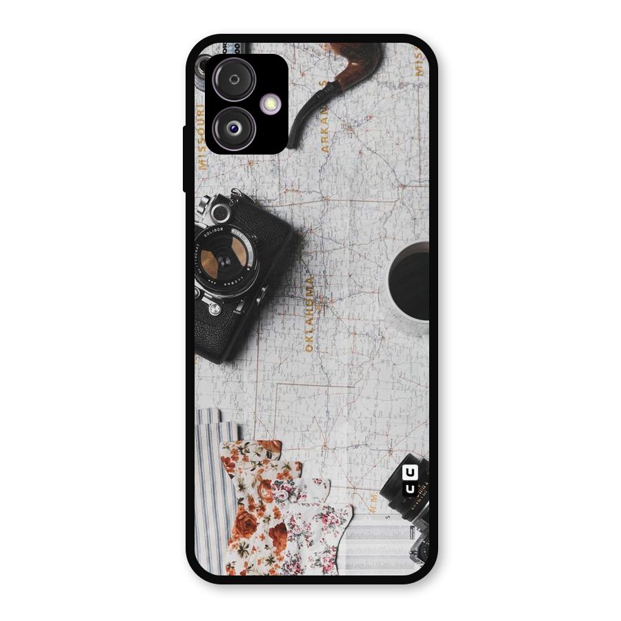 Camera Smoky Pipe Metal Back Case for Galaxy F14