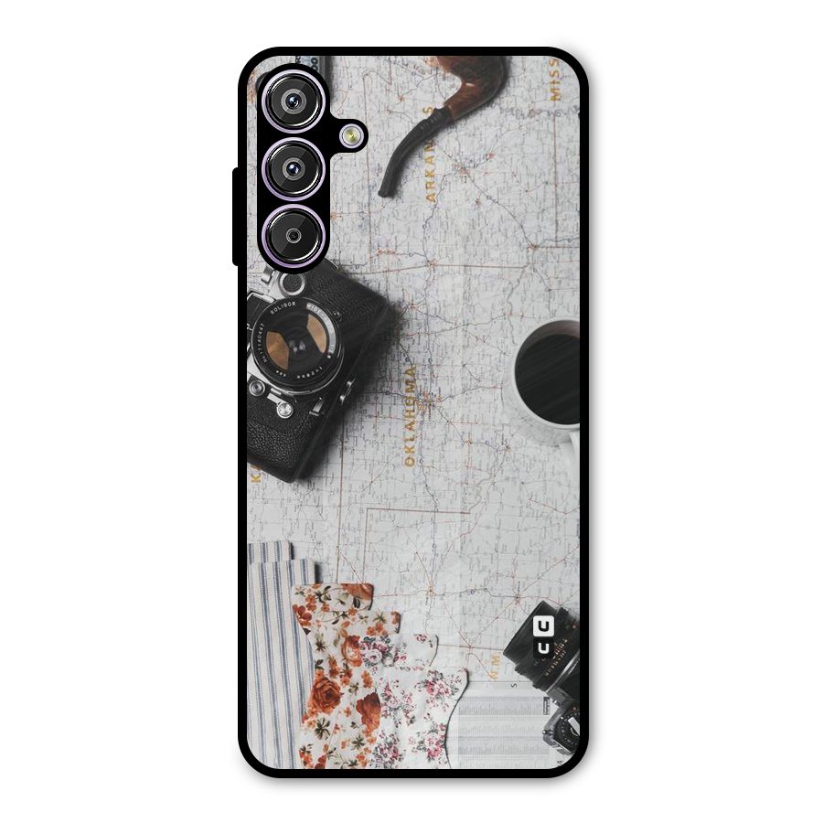 Camera Smoky Pipe Metal Back Case for Galaxy M15