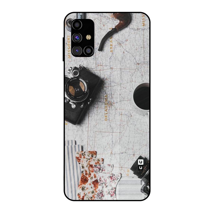 Camera Smoky Pipe Metal Back Case for Galaxy M31s