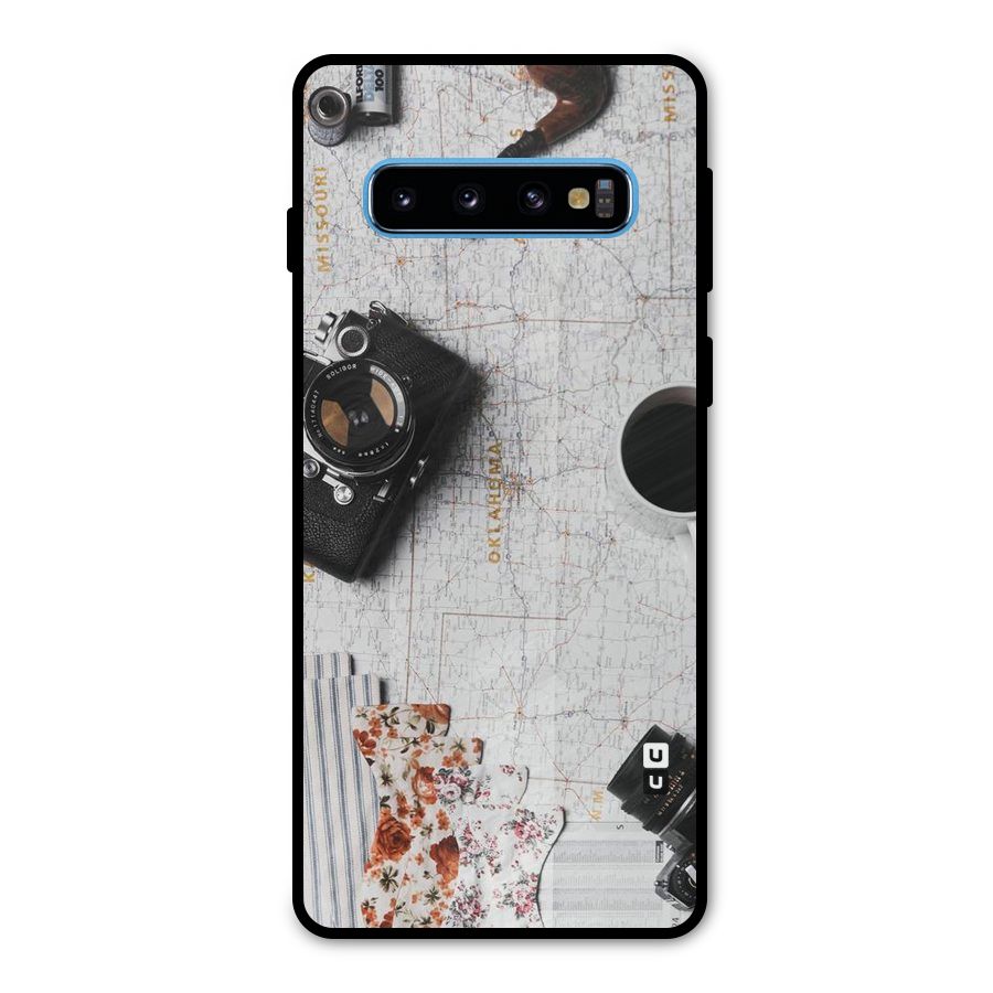 Camera Smoky Pipe Metal Back Case for Galaxy S10