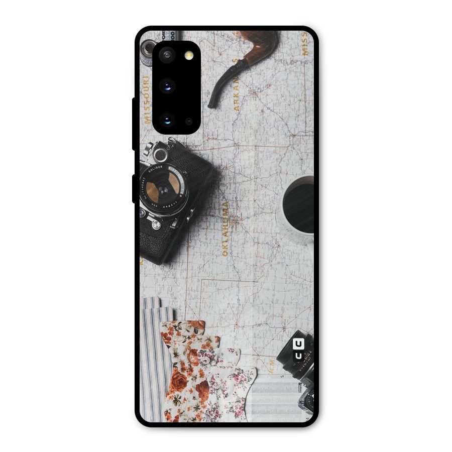 Camera Smoky Pipe Metal Back Case for Galaxy S20