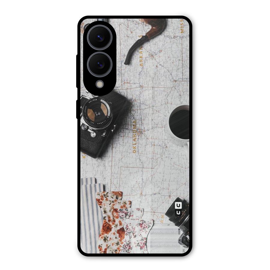 Camera Smoky Pipe Metal Back Case for Galaxy S25 Edge