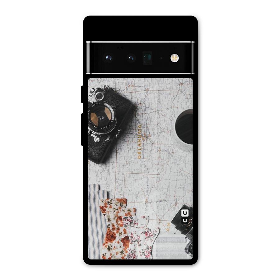 Camera Smoky Pipe Metal Back Case for Google Pixel 6 Pro