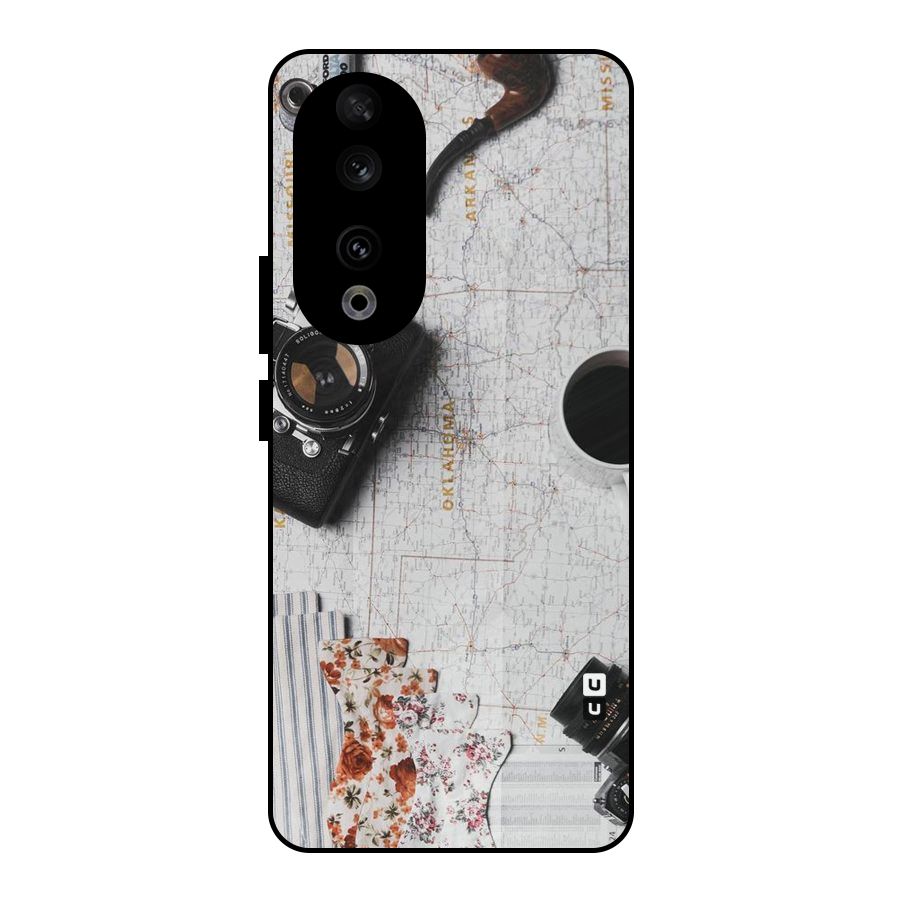Camera Smoky Pipe Metal Back Case for Honor 90