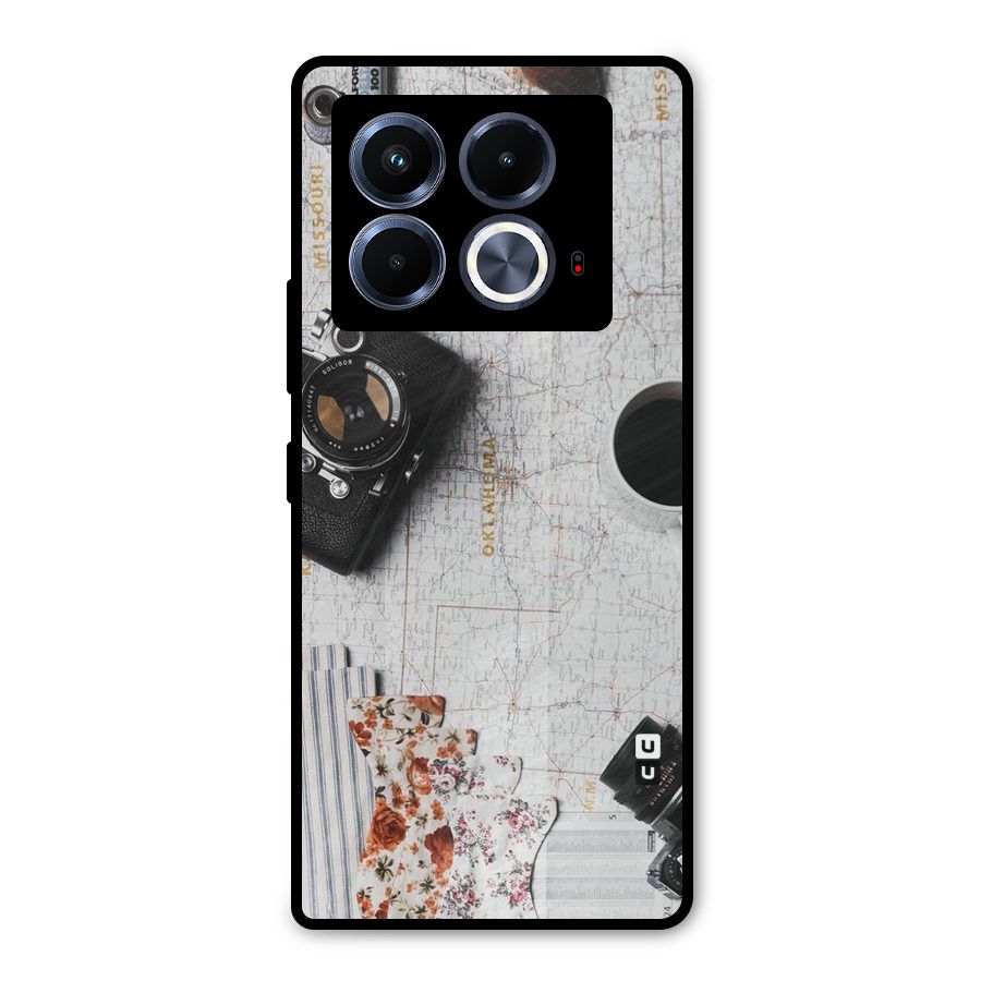 Camera Smoky Pipe Metal Back Case for Infinix Note 40 5G