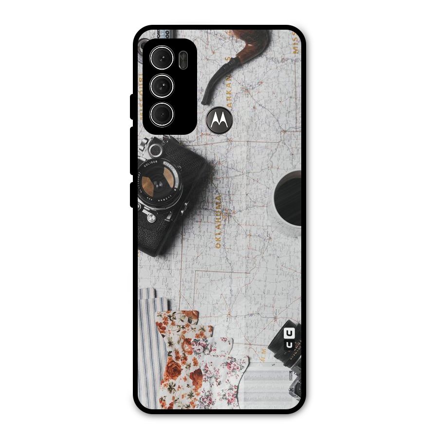 Camera Smoky Pipe Metal Back Case for Moto G60