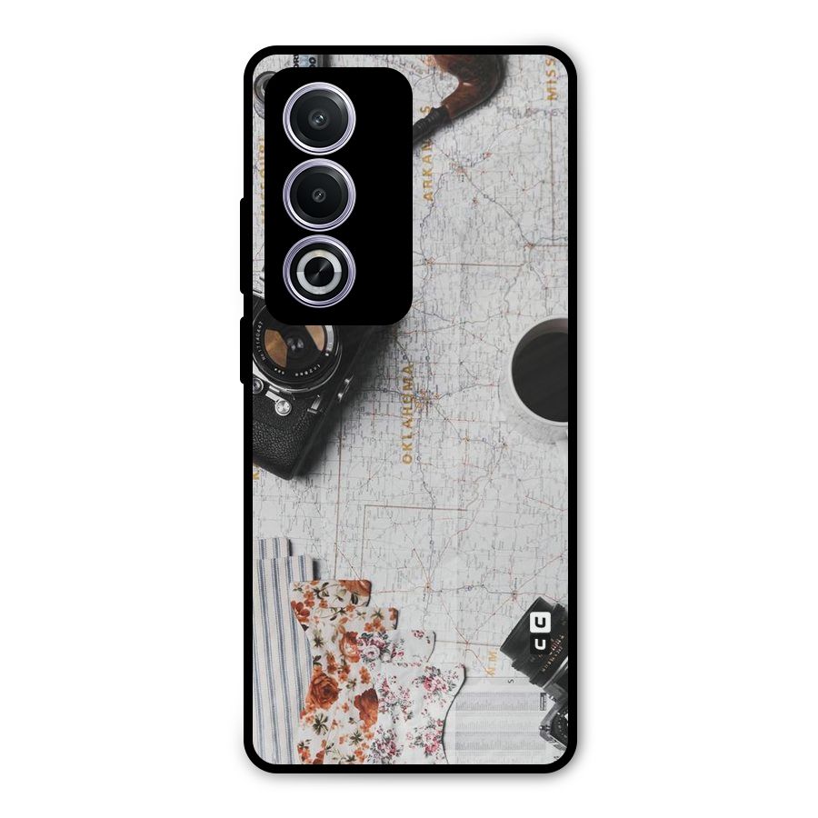 Camera Smoky Pipe Metal Back Case for Oppo K12x