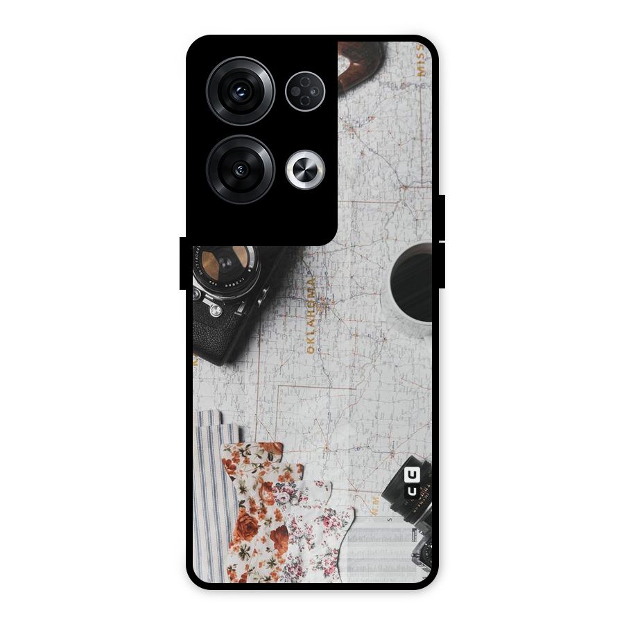 Camera Smoky Pipe Metal Back Case for Oppo Reno8 Pro 5G
