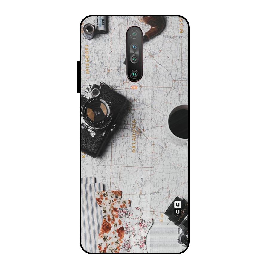 Camera Smoky Pipe Metal Back Case for Poco X2