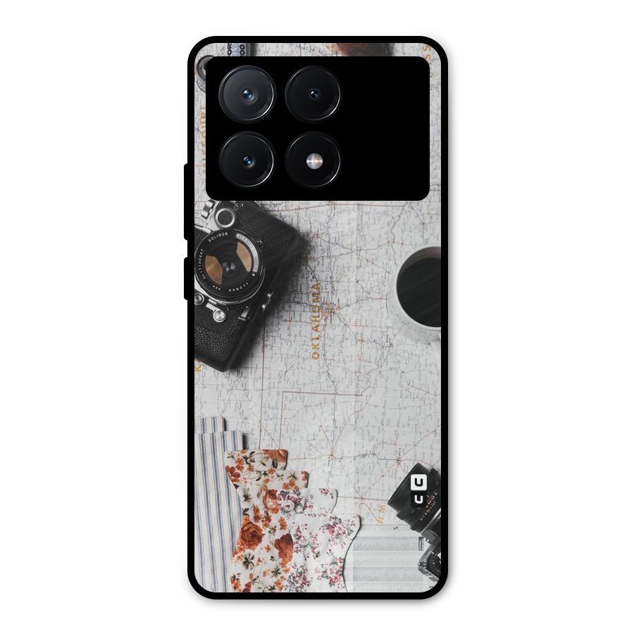 Camera Smoky Pipe Metal Back Case for Poco X6 Pro
