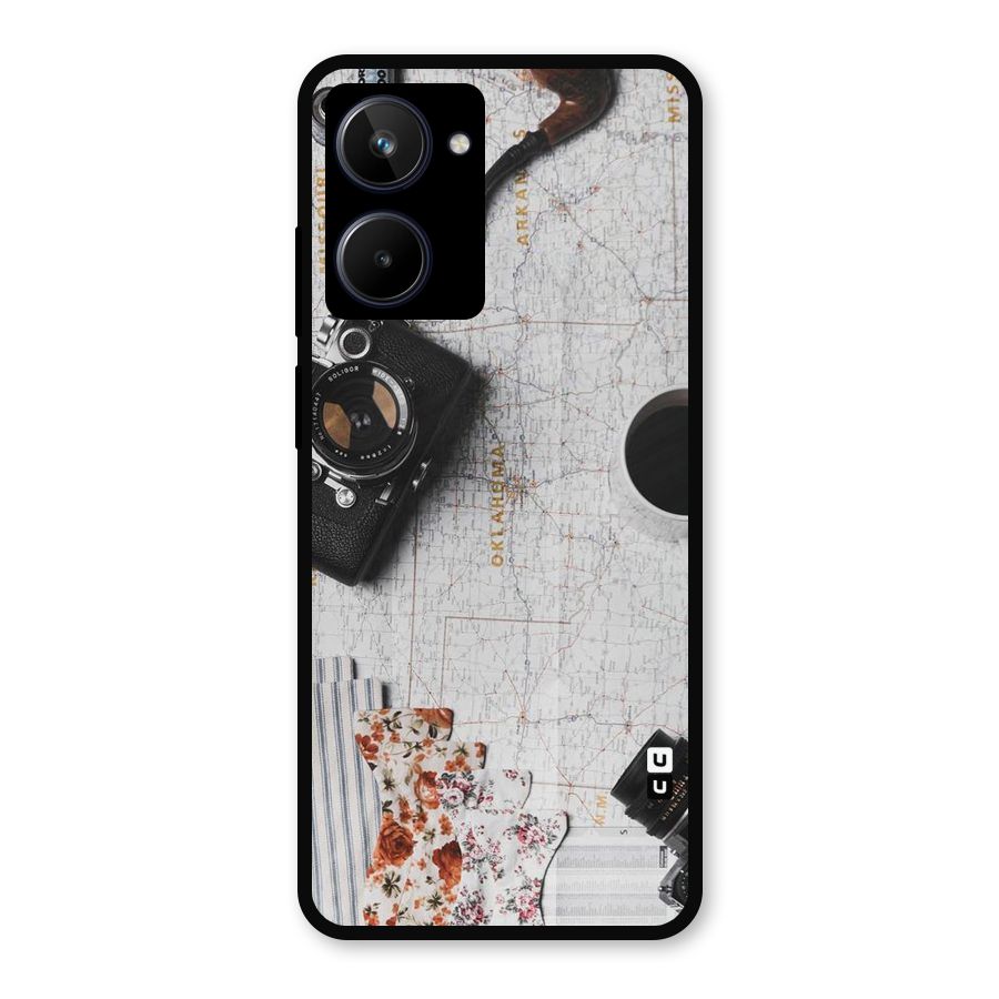 Camera Smoky Pipe Metal Back Case for Realme 10