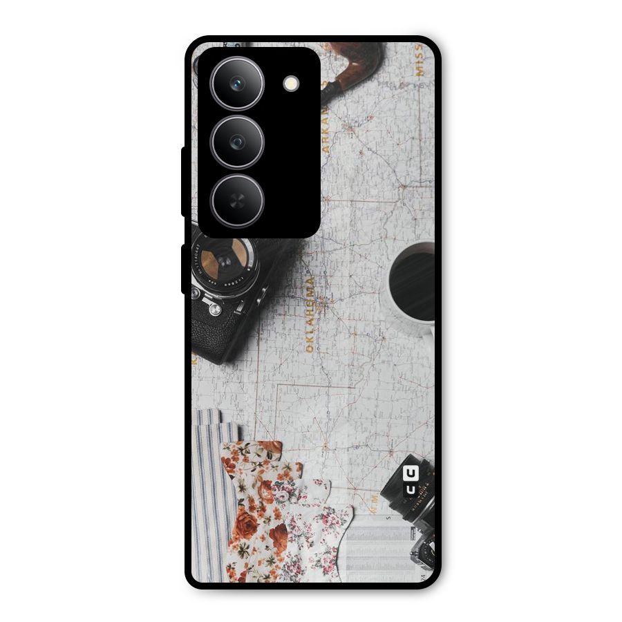 Camera Smoky Pipe Metal Back Case for Realme 14x