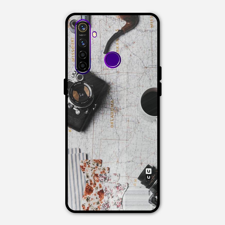 Camera Smoky Pipe Metal Back Case for Realme 5 Pro