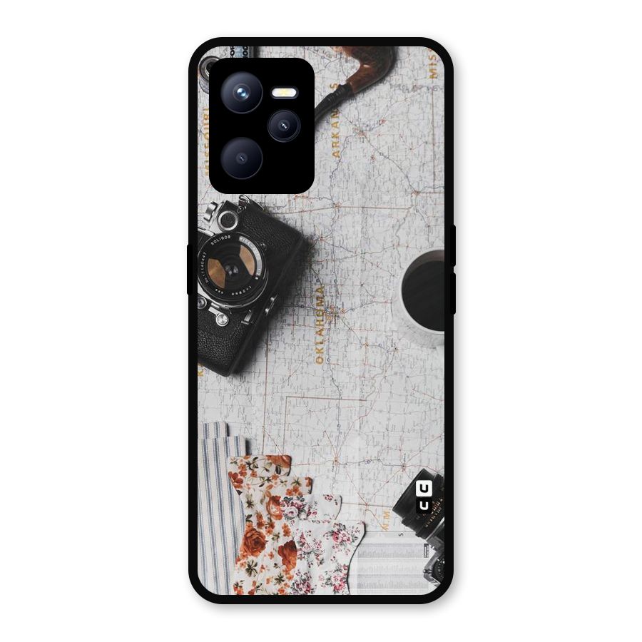 Camera Smoky Pipe Metal Back Case for Realme C35