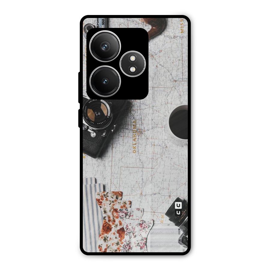 Camera Smoky Pipe Metal Back Case for Realme GT 6T