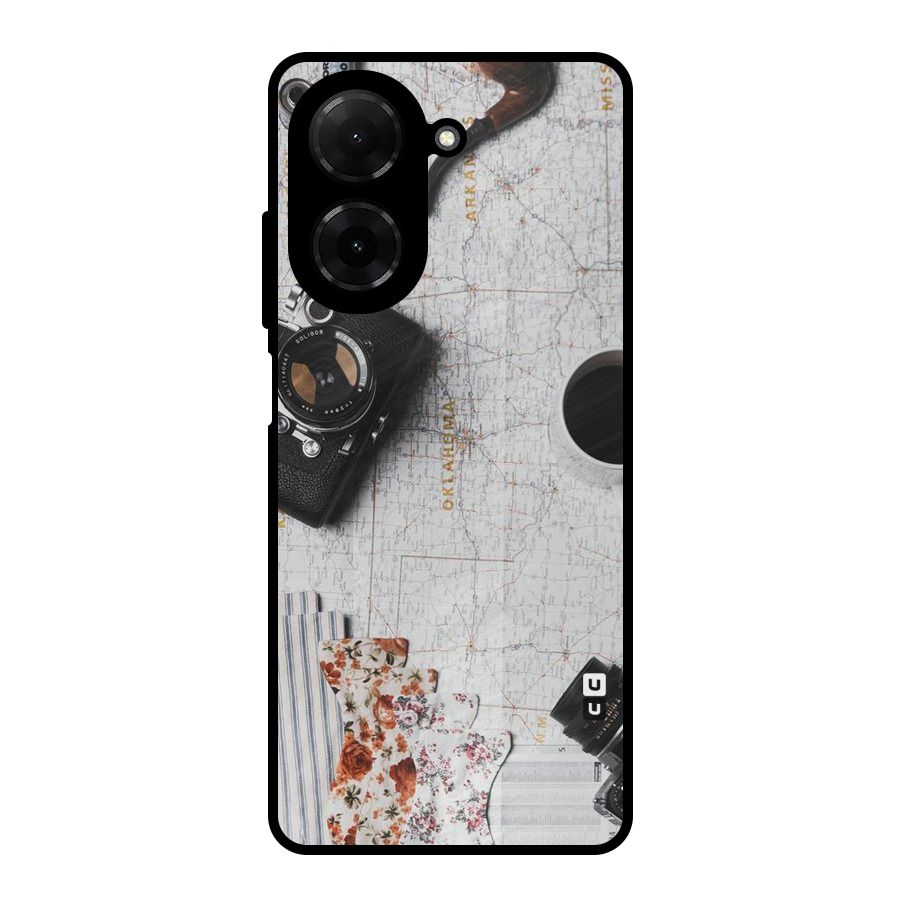 Camera Smoky Pipe Metal Back Case for Redmi A5 4G