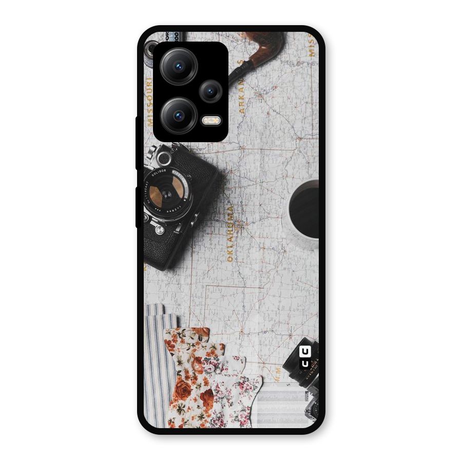 Camera Smoky Pipe Metal Back Case for Redmi Note 12 5G