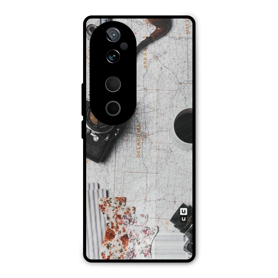 Camera Smoky Pipe Metal Back Case for Vivo T3 Ultra