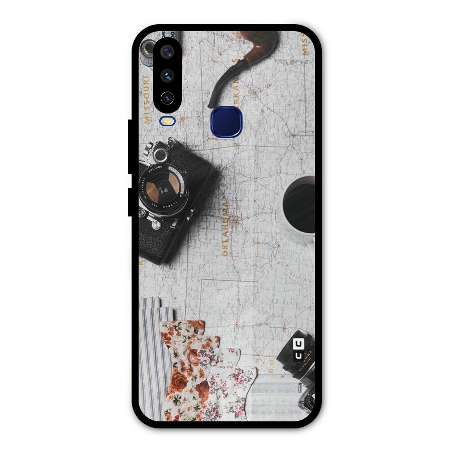 Camera Smoky Pipe Metal Back Case for Vivo V17