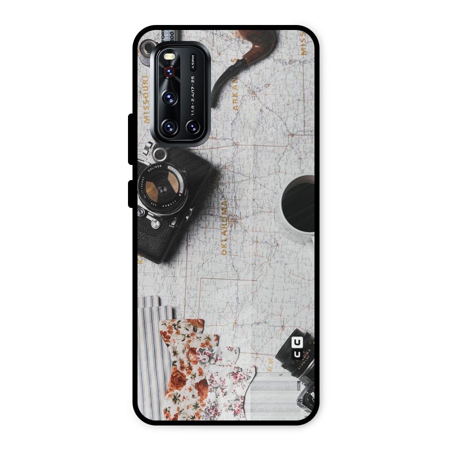 Camera Smoky Pipe Metal Back Case for Vivo V19