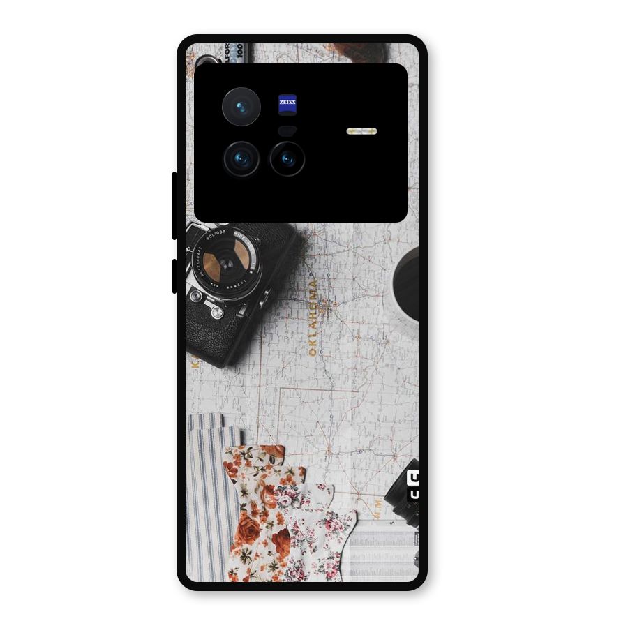 Camera Smoky Pipe Metal Back Case for Vivo X80