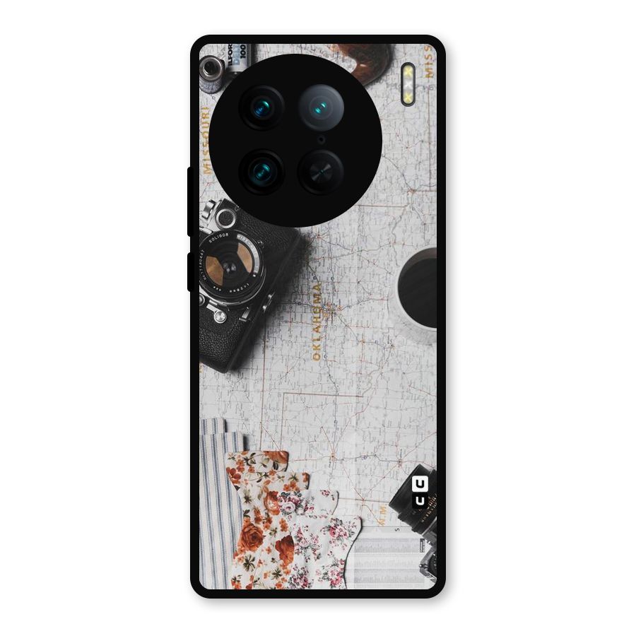 Camera Smoky Pipe Metal Back Case for Vivo X90 Pro