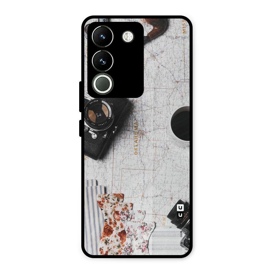 Camera Smoky Pipe Metal Back Case for Vivo Y200