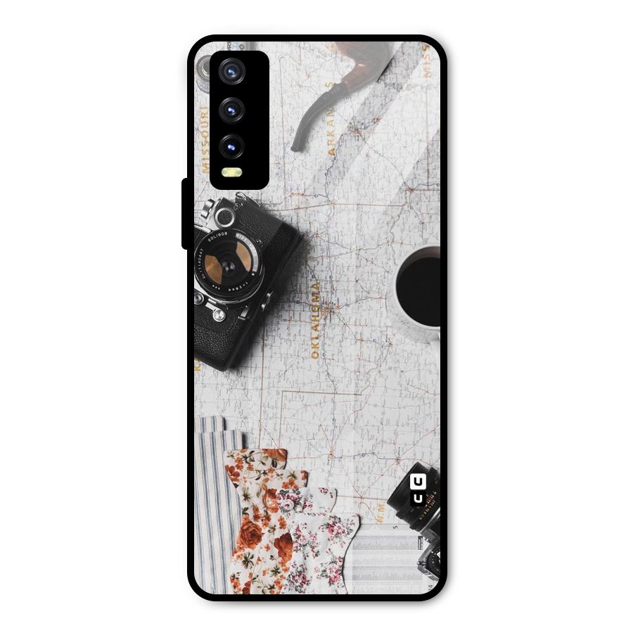 Camera Smoky Pipe Metal Back Case for Vivo Y20g