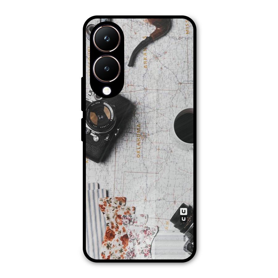 Camera Smoky Pipe Metal Back Case for Vivo Y28