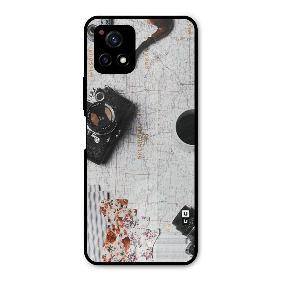 Camera Smoky Pipe Metal Back Case for Vivo Y72 5G