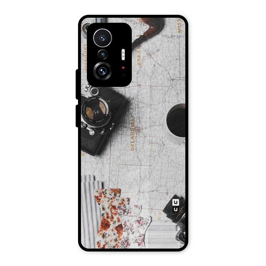 Camera Smoky Pipe Metal Back Case for Xiaomi 11T Pro
