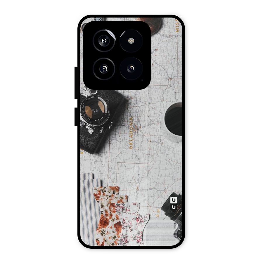 Camera Smoky Pipe Metal Back Case for Xiaomi 14