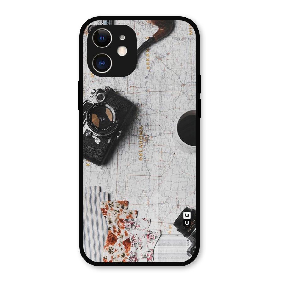 Camera Smoky Pipe Metal Back Case for iPhone 12